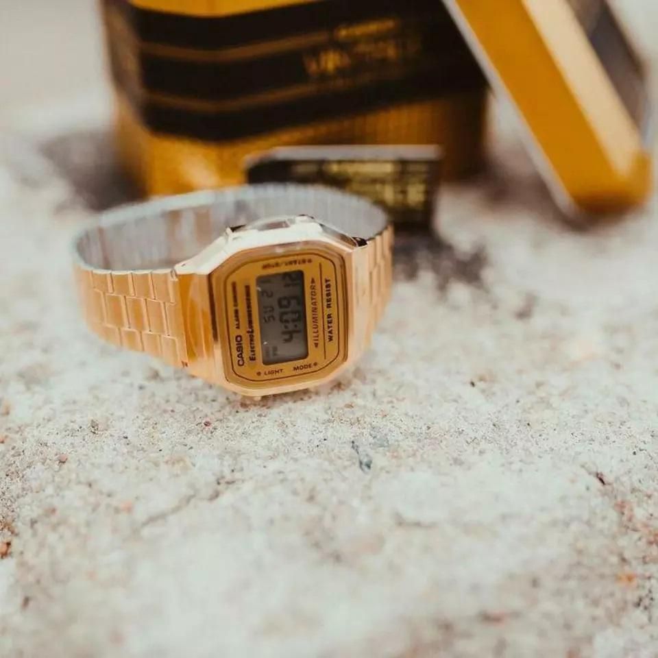 Cesio Vintage Digital Gold Unisex Watch