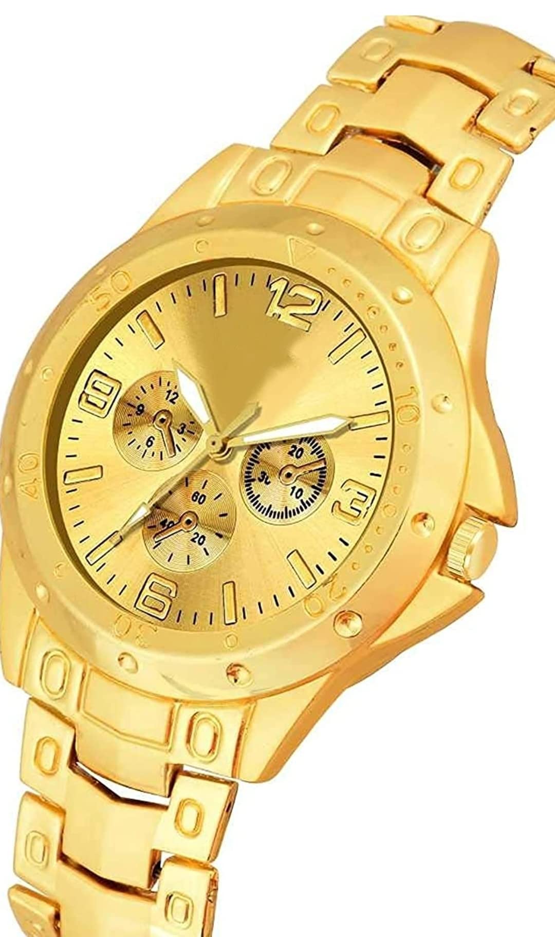 Men's Golden Stainless Steel Watches